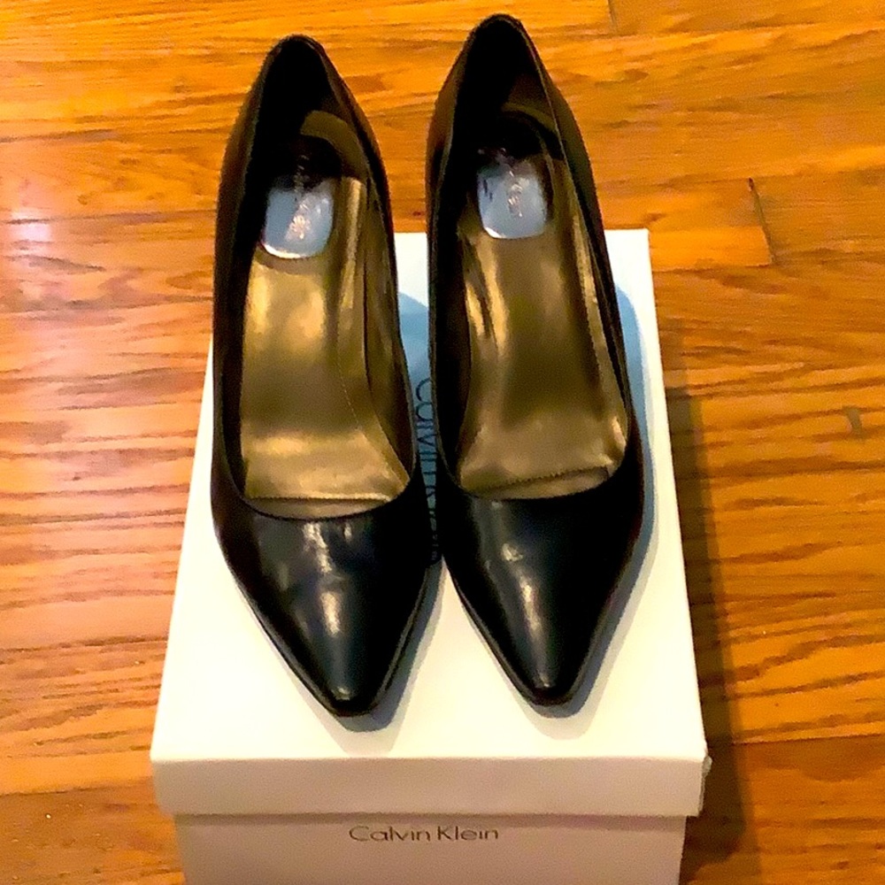 Black heels by Calvin Klein
